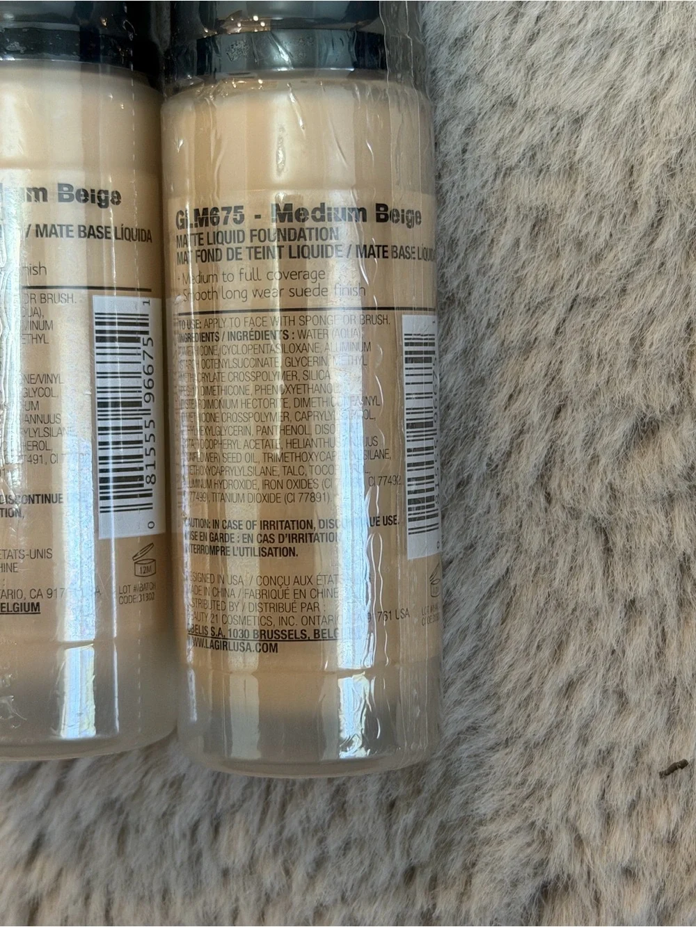 2 L.A. Girl PRO. Matte High Definition Long Wear Matte Foundation Medium Beige
